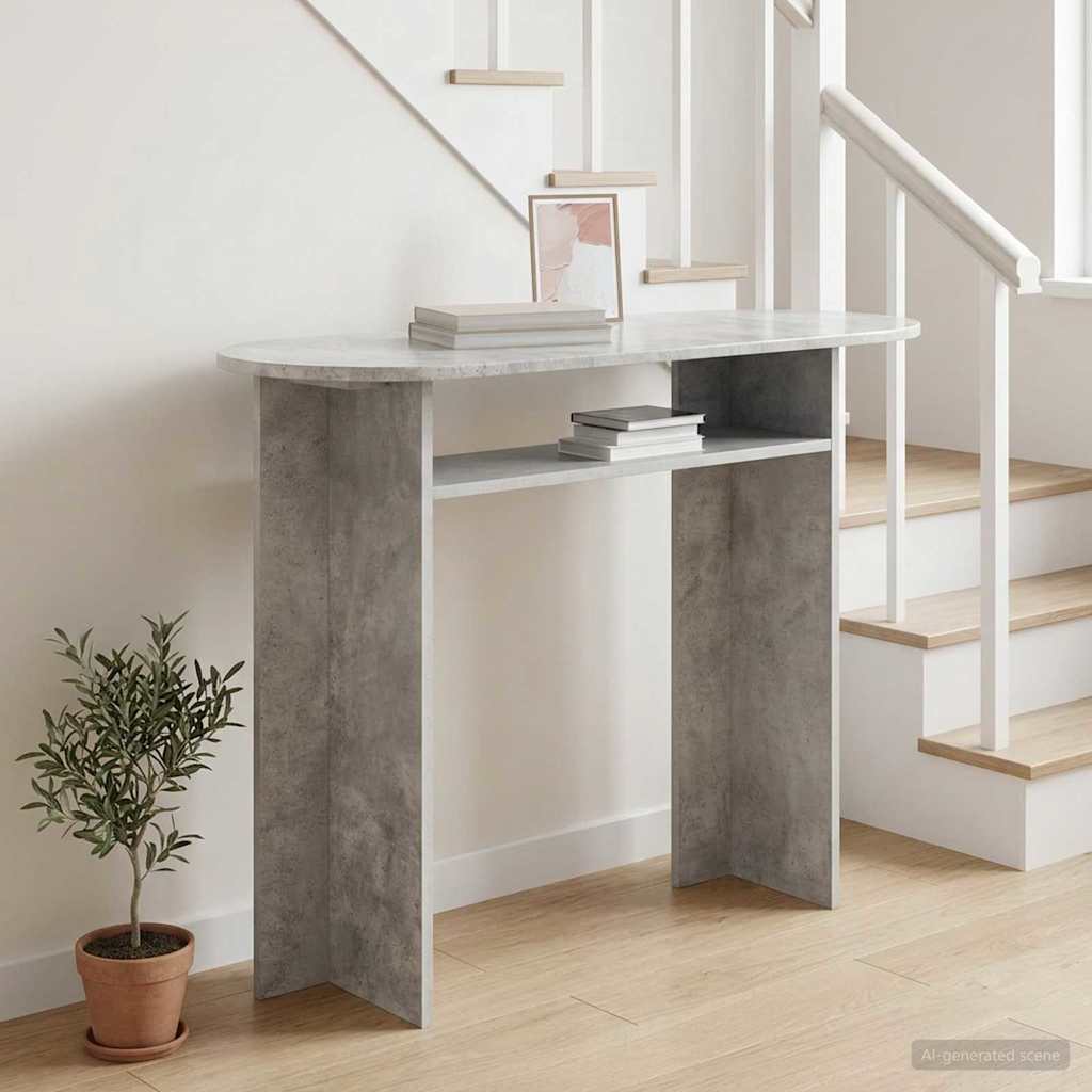 Konsolentisch Weiß 100 x 39,5 x 75 cm Holzwerkstoff