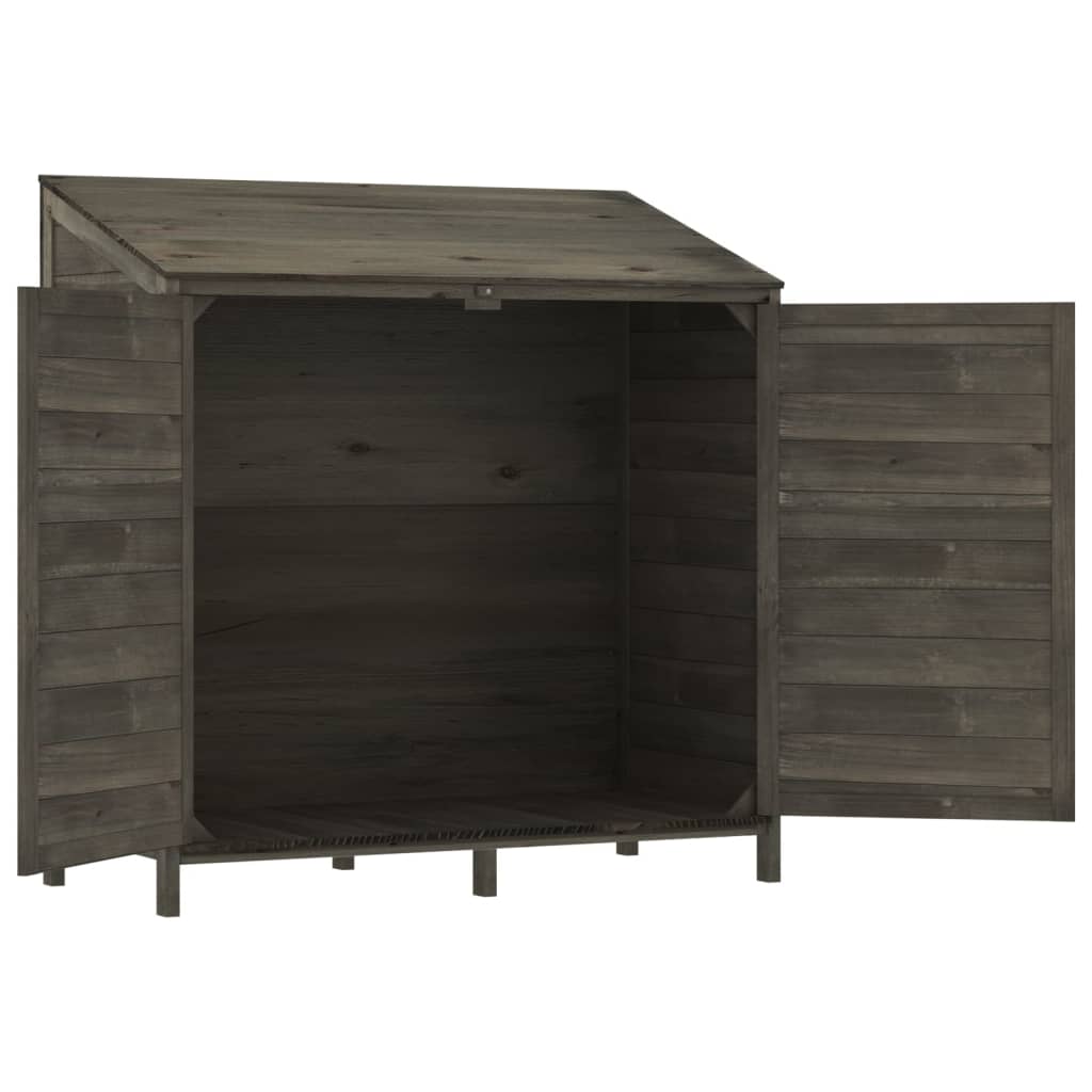 Geräteschuppen 55x52x174,5 cm Massivholz Tanne