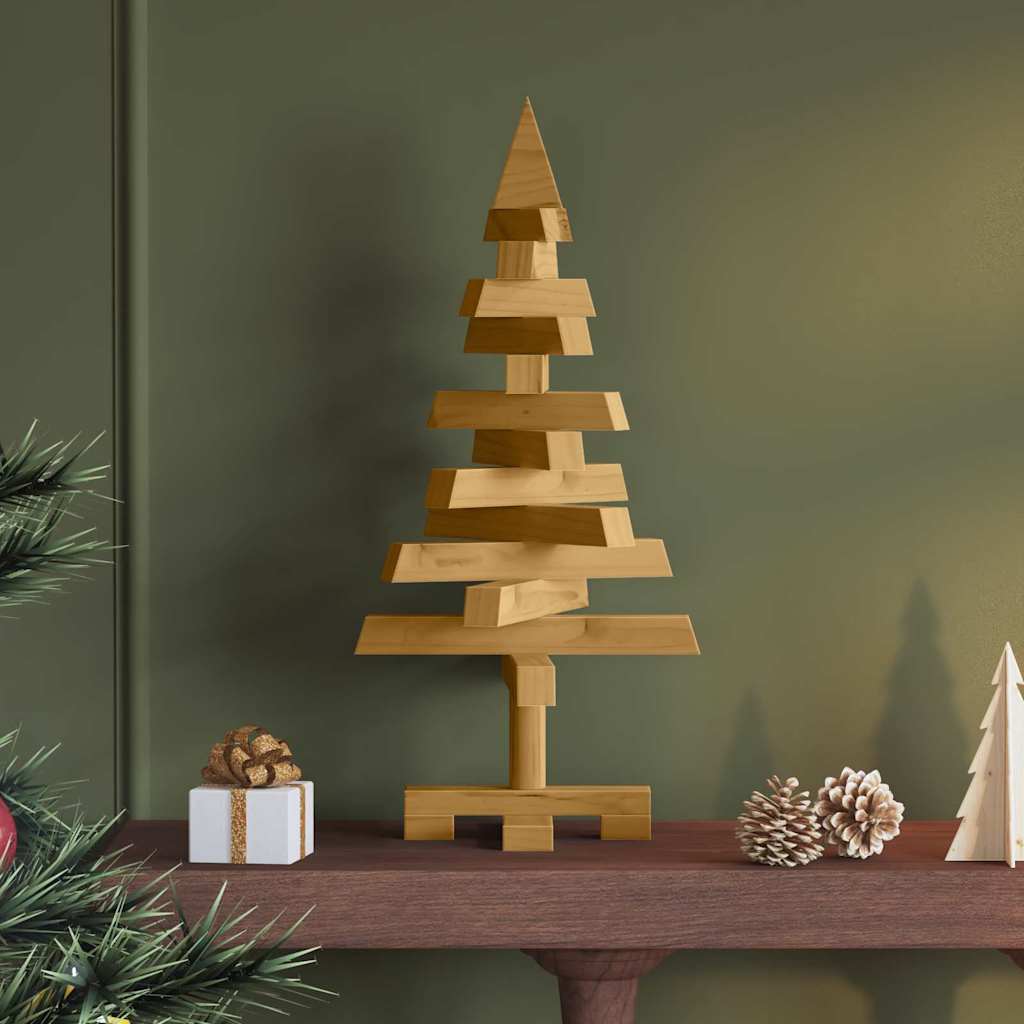 Weihnachtsbäume mit Ständer Natur 60 cm Massivholz Kiefer
