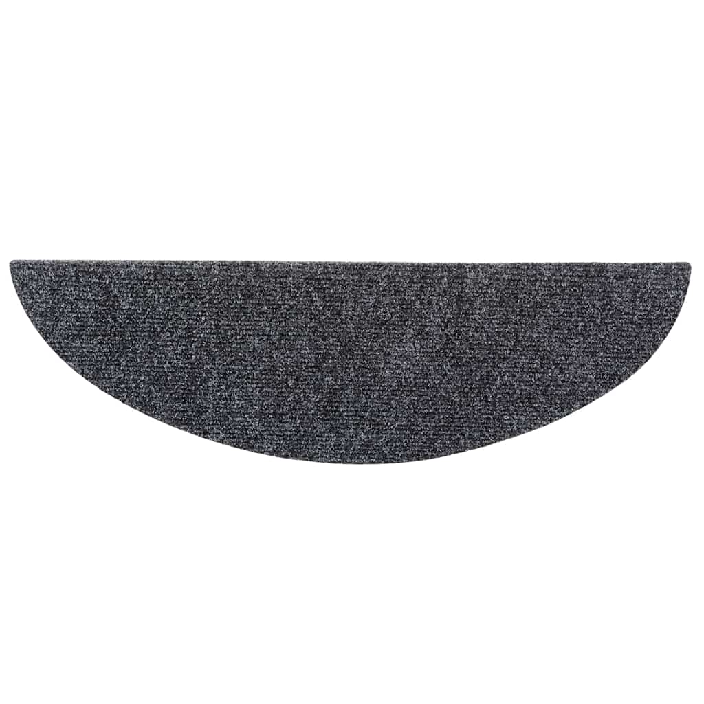 Stufenmatten Selbstklebend 15 Stk. 56x17x3 cm Hellbraun Halbrund