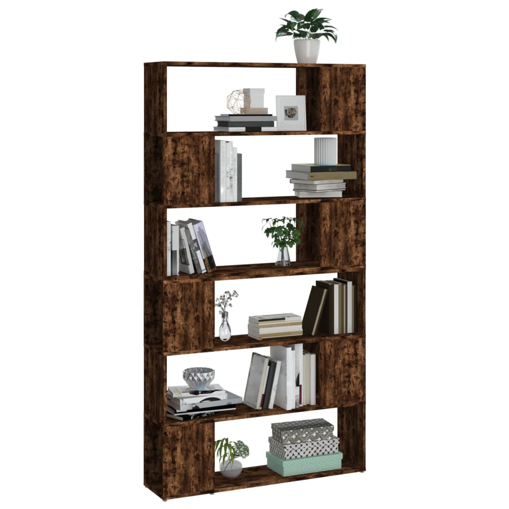 Bücherregal Raumteiler Weiß 100x24x188 cm