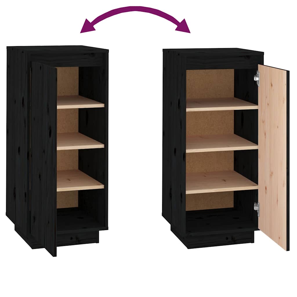 Schuhschrank 35x35x80 cm Massivholz Kiefer