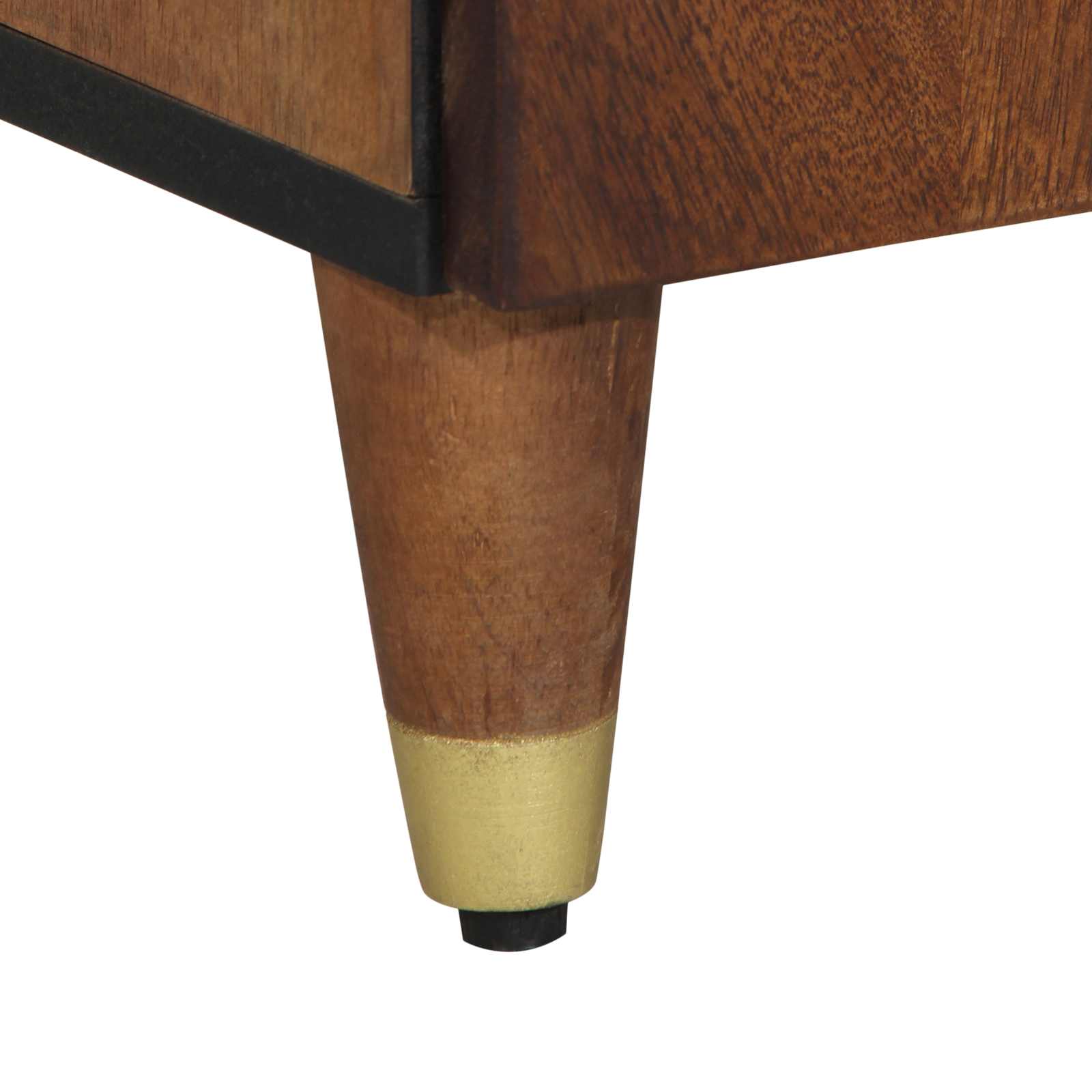 Badezimmerschrank Grau 38 x 33 x 160 cm Massivholz Mango