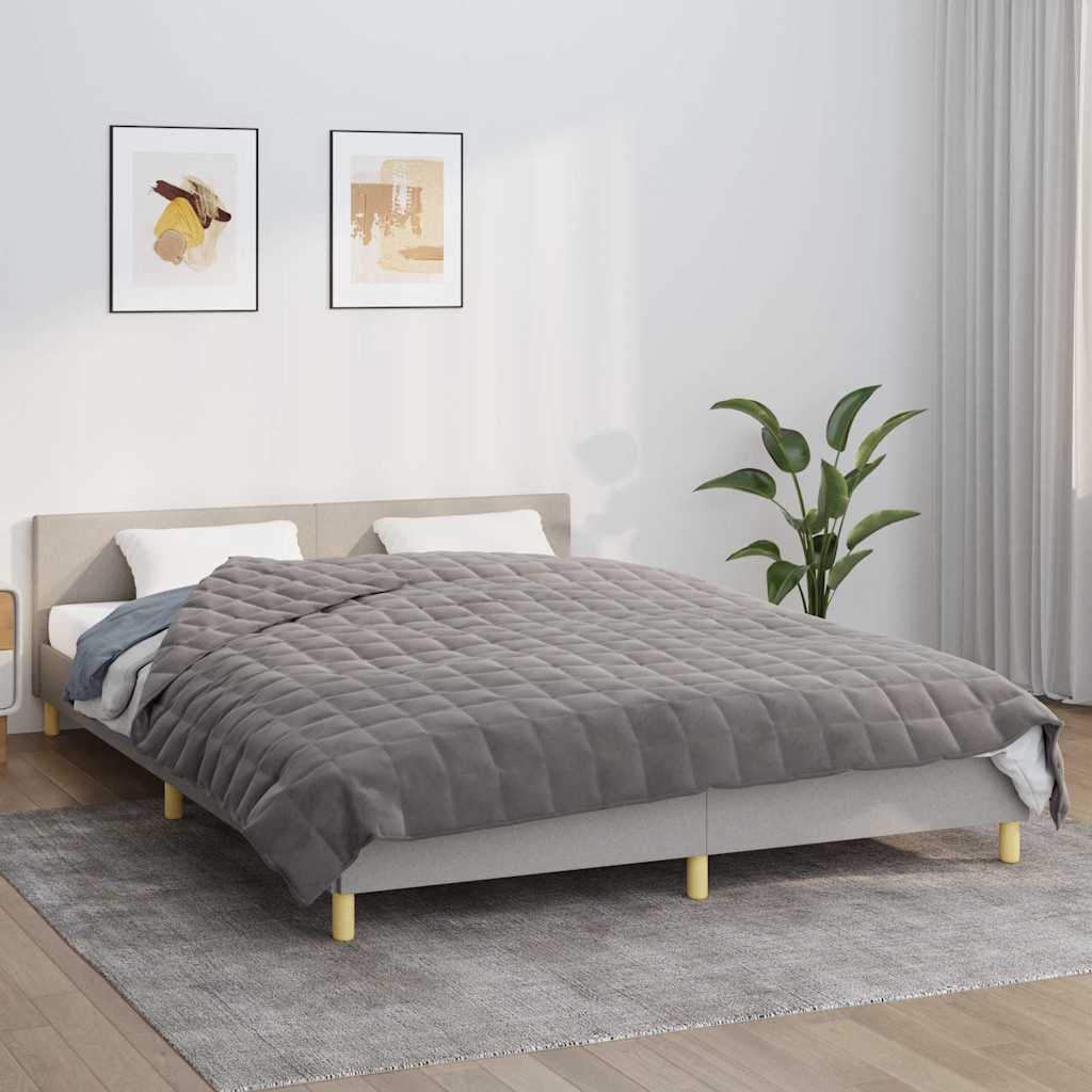 Gewichtsdecke Grau 122x183 cm 5 kg Stoff