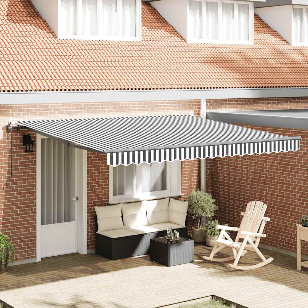 Markise Automatisch Einziehbar 350x250 cm Creme
