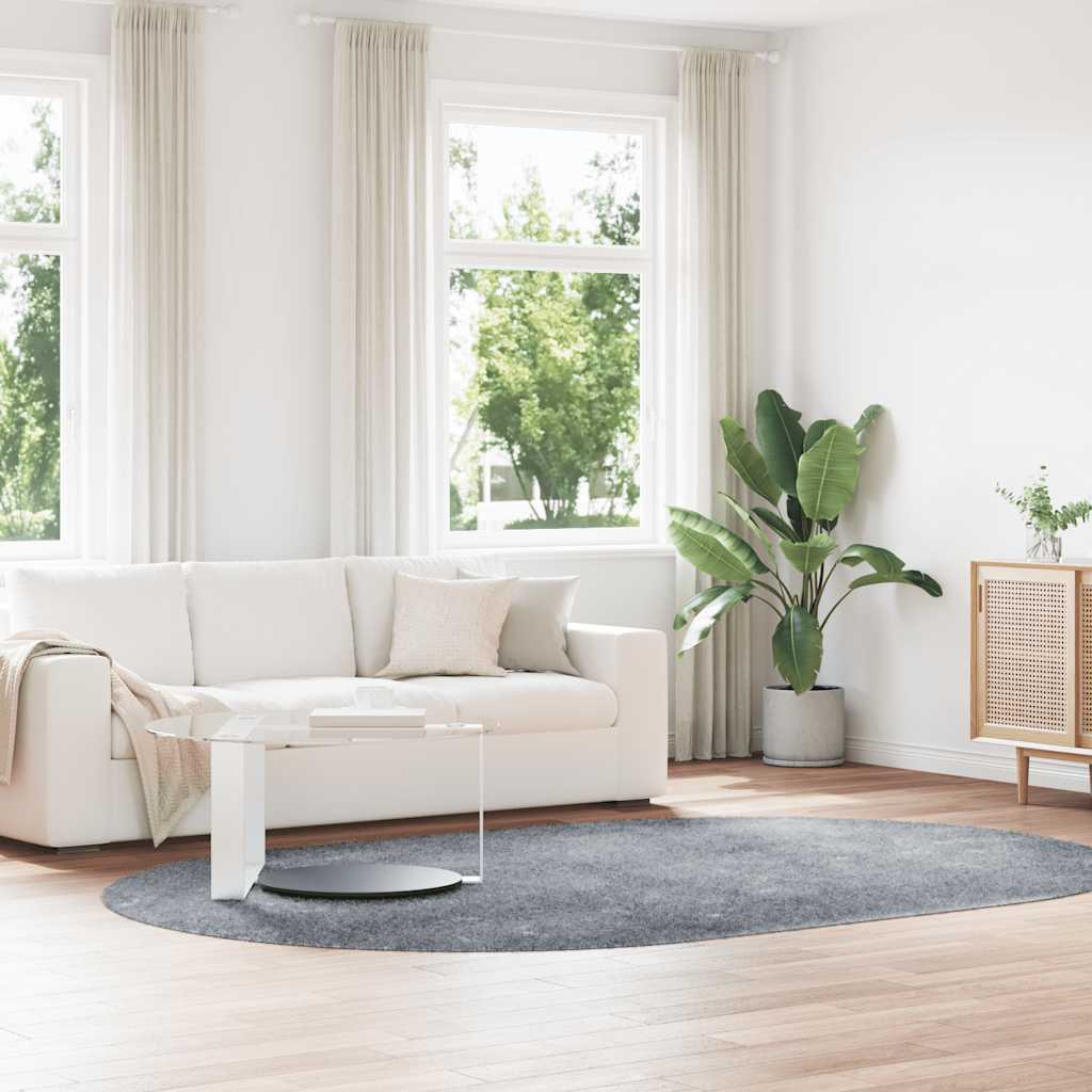 Teppich Shaggy Hochflor NAVARRA Beige 60x100 cm Polyester