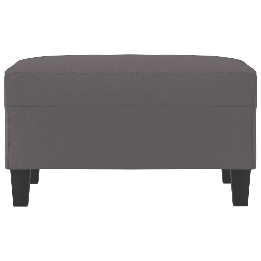 Fußhocker Schwarz 60x50x41 cm Kunstleder