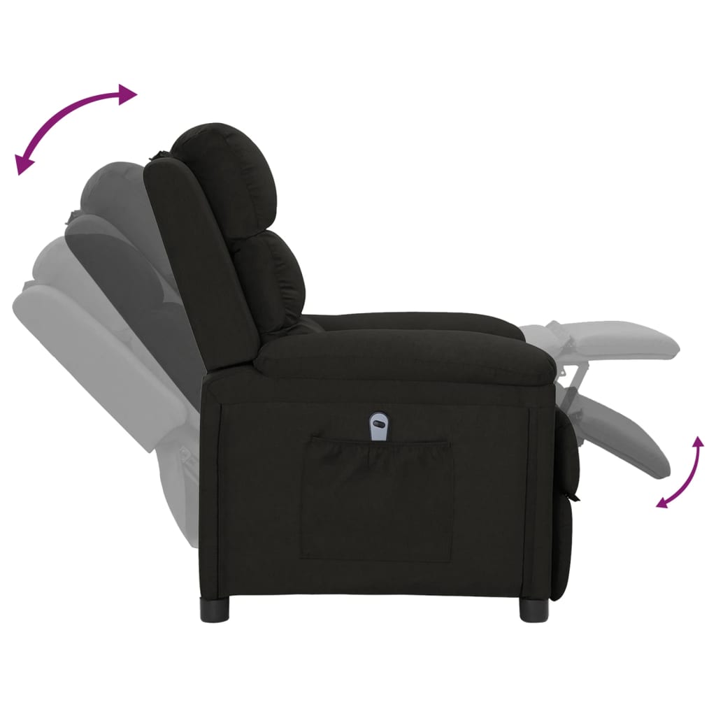 Relaxsessel Elektrisch Braun Stoff