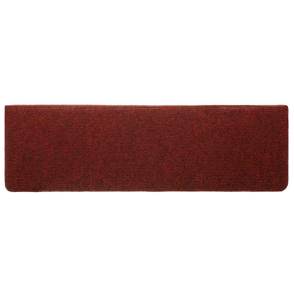 Stufenmatten Selbstklebend 15 Stk. 65x21x4 cm Hellbraun Rechteckiger Rand