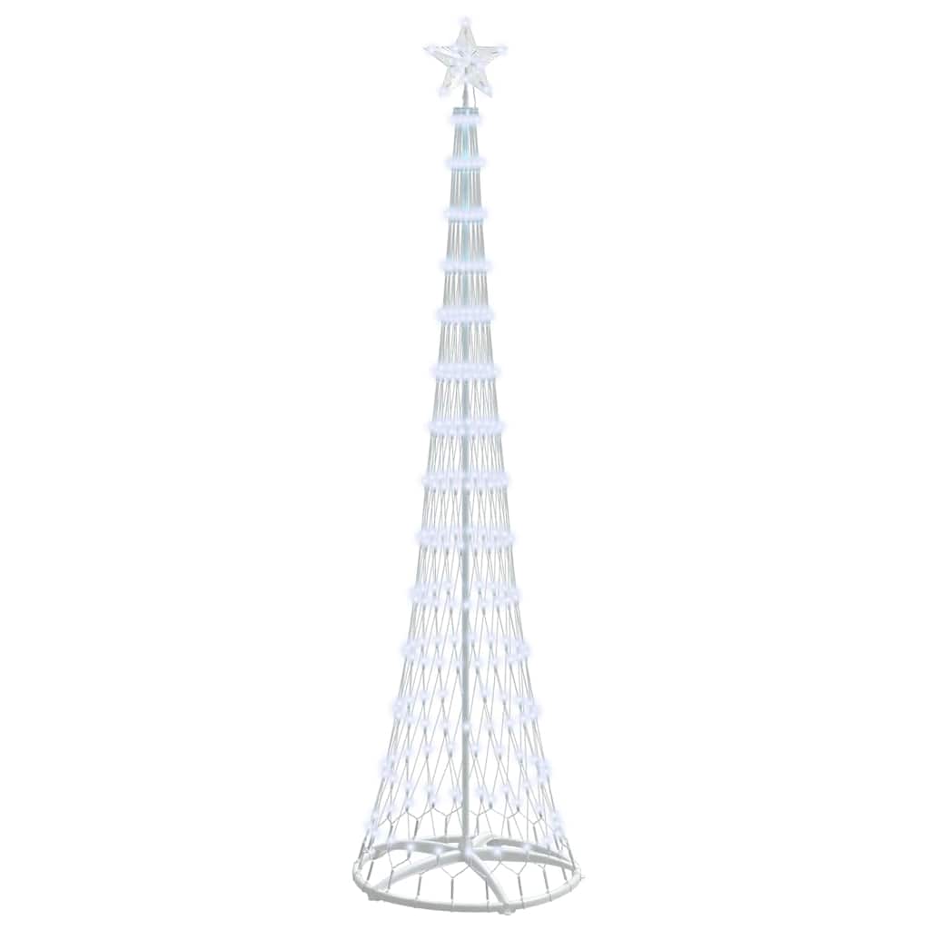 LED-Weihnachtsbaum Warmes Weiß 51 x 51 x 190 cm Metall