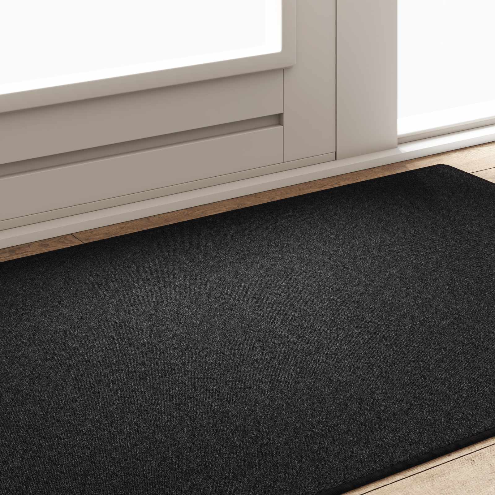 Teppichläufer Anthrazit 80 x 500 cm 100% Polypropylen