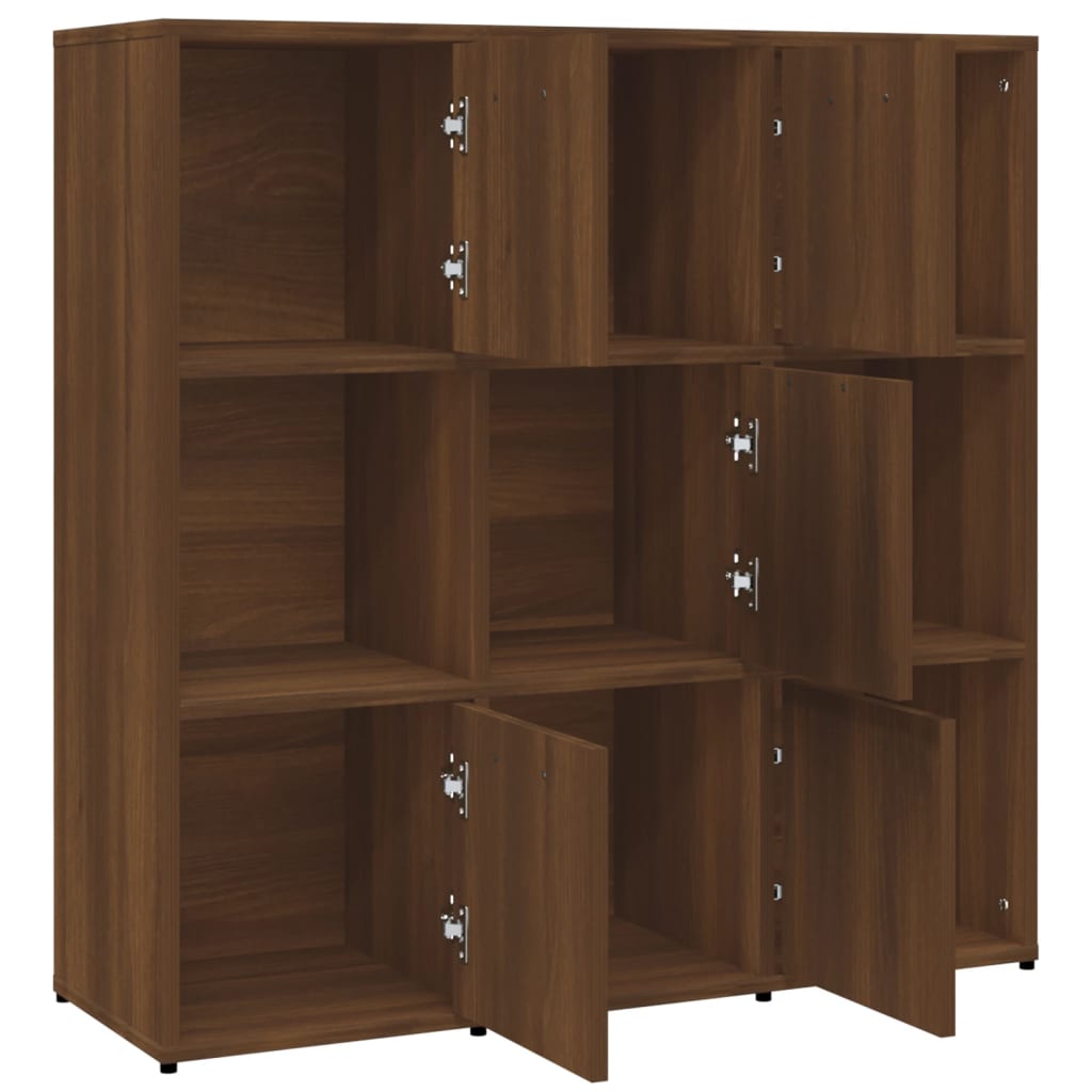 Bücherregal Weiß 90x30x90 cm Holzwerkstoff