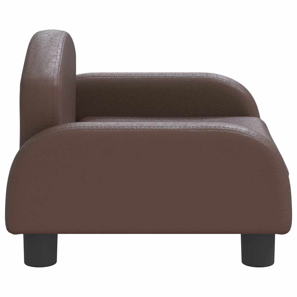 Hundebett Dunkelgrau 70x45x30 cm Stoff