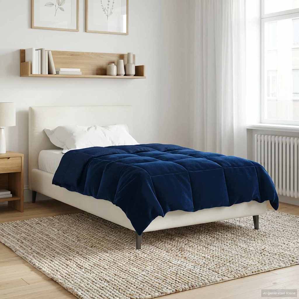 Ganzjahresbettdecke Anthrazit 135 x 200 cm Mikrofaser