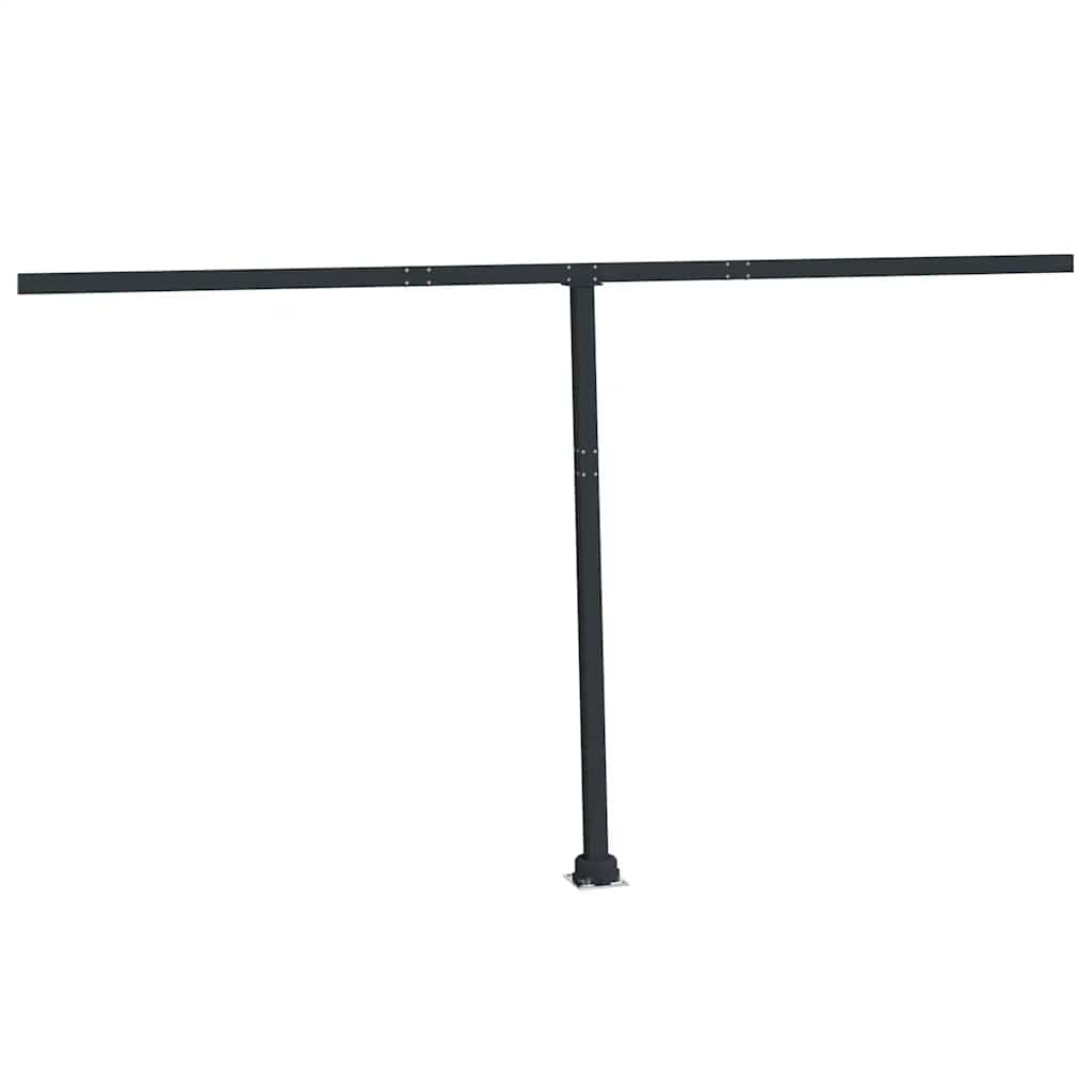 Stützen für Markisen Weiß 300x245 cm Eisen