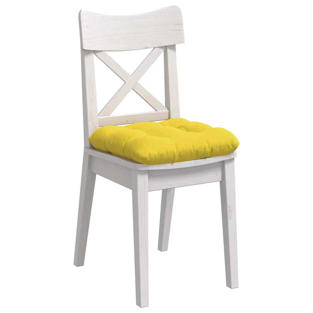 Sitzkissen 4 pcs Hellgrau 40 x 40 x 12 cm Stoff