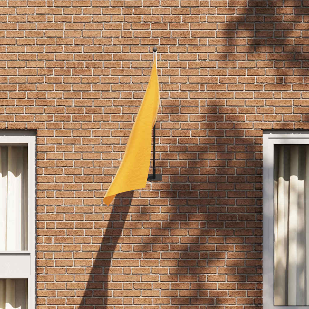 Fahnen Pole Holde Schwarz 10,5 x 7,5 x 0,25 cm Stahl