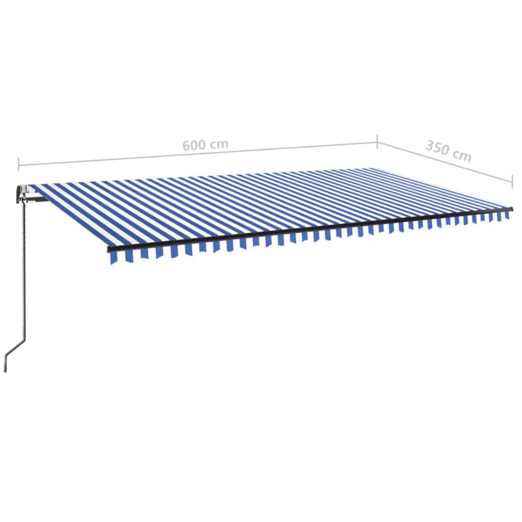 Markise Automatisch Einziehbar 350x250 cm Creme