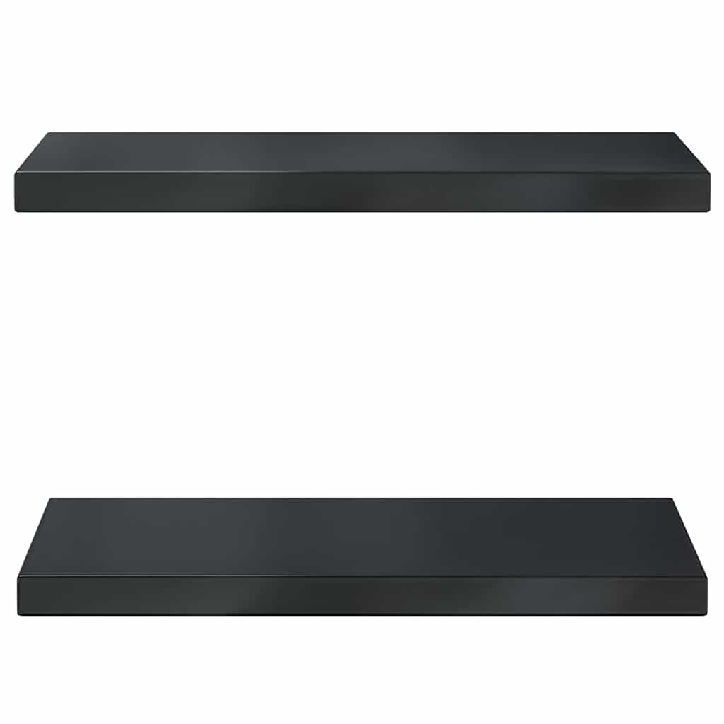 Wandregale 2 Stk. 100x40 cm Silbern Edelstahl