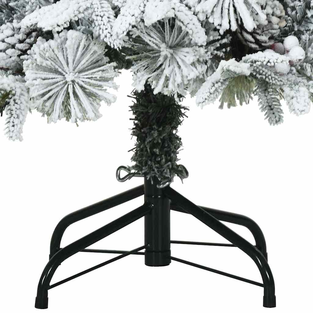 Künstlicher klappbarer Weihnachtsbaum mit Ständer Grün 120 cm