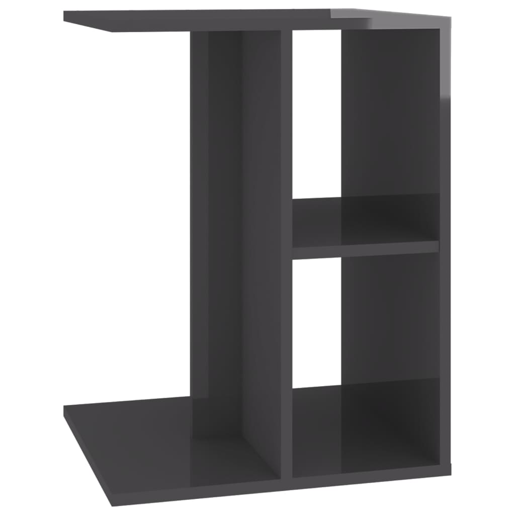 Beistelltisch Grau 60x40x45 cm Holzwerkstoff