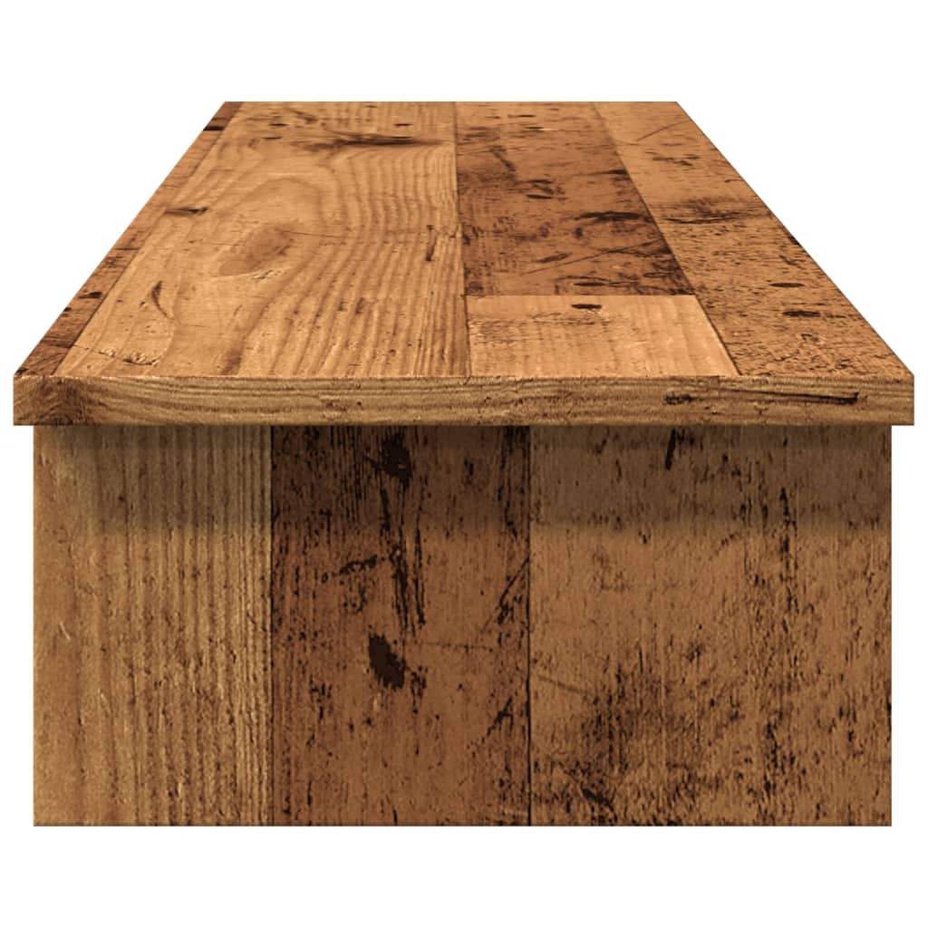 Monitor Halterung Schwarze Eiche 100 x 27 x 15 cm Holzwerkstoff