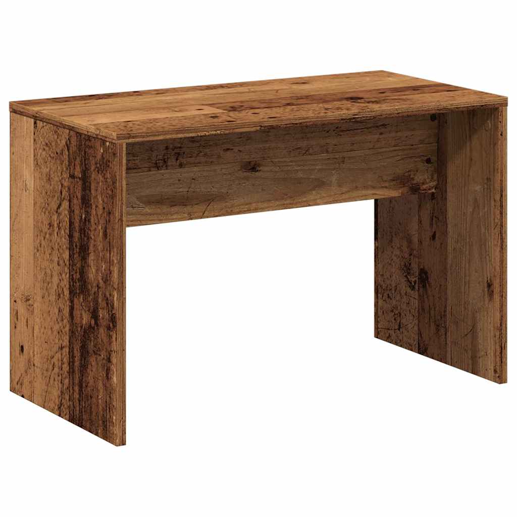 Schminkhocker Weiß 70x35x45 cm Holzwerkstoff