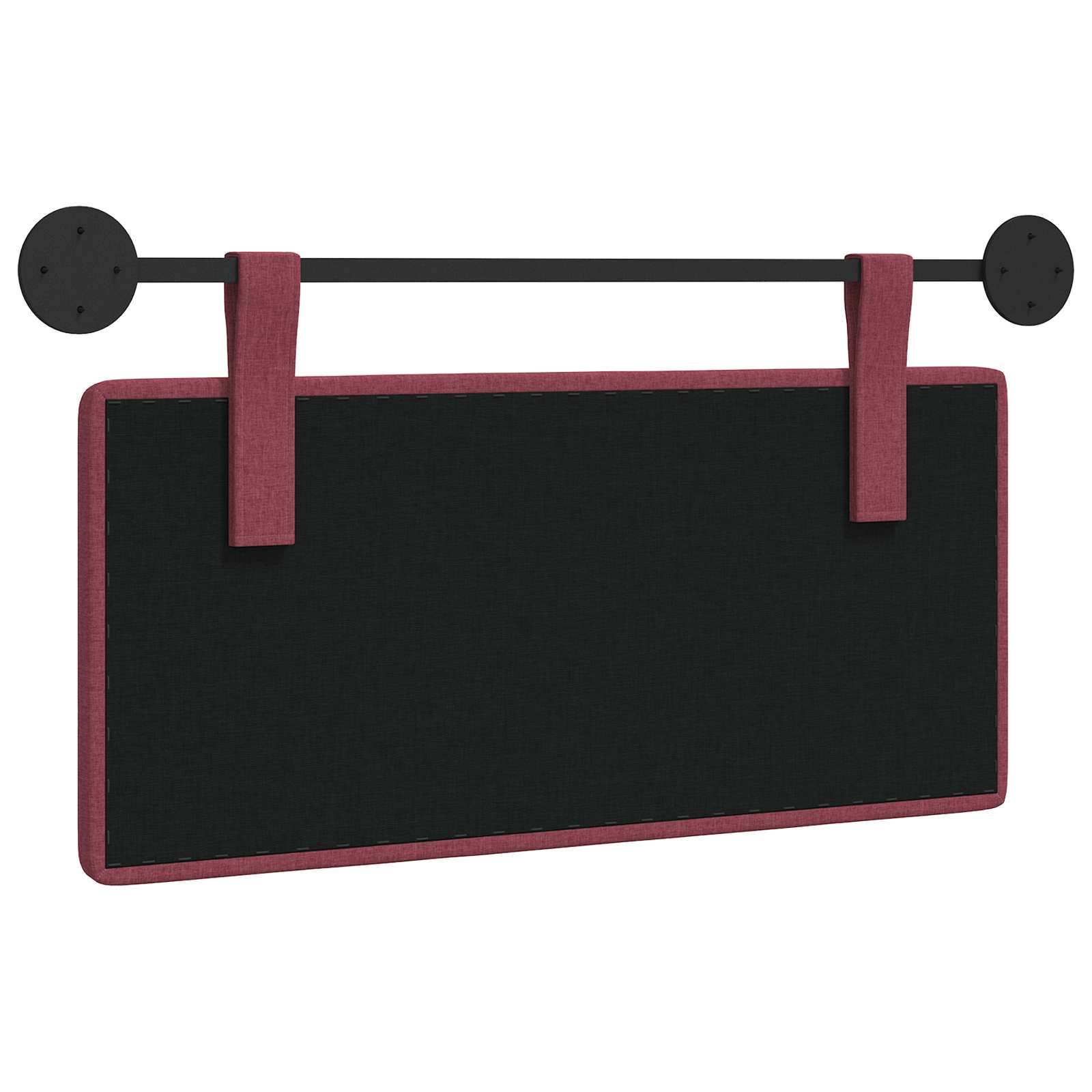 Hängendes Kopfteil Mit LED Licht Wolkengrau Stoff