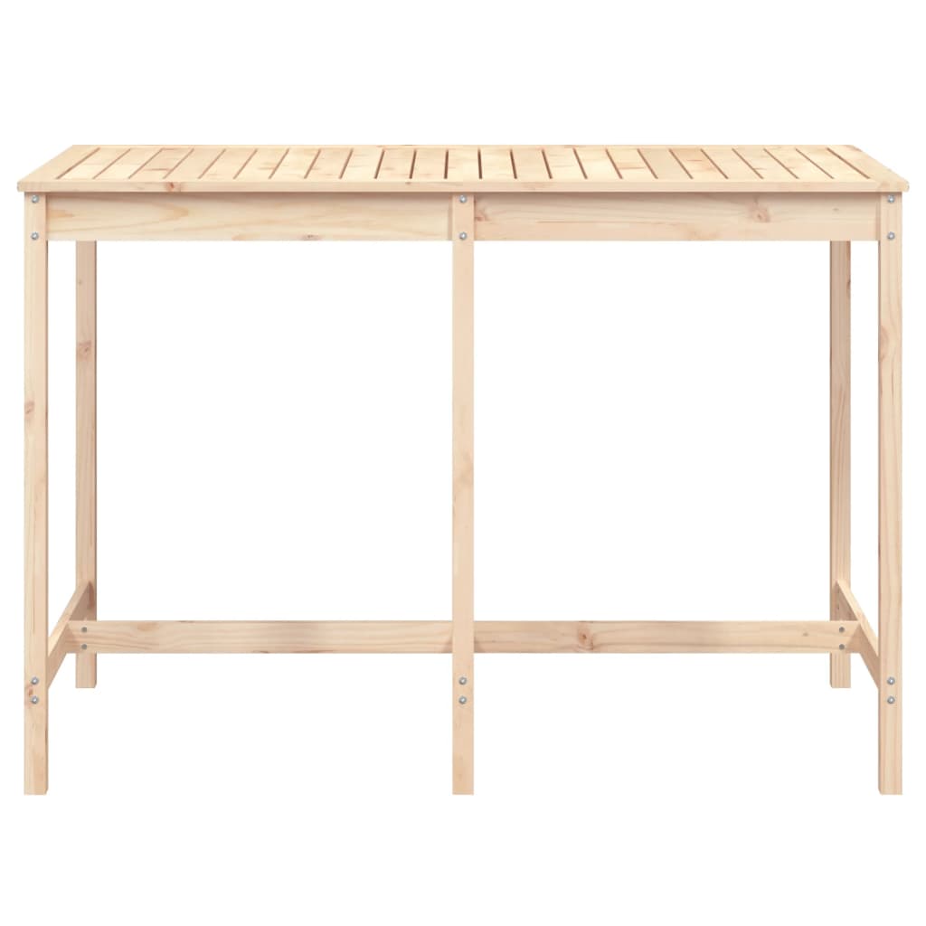 Gartentisch 82,5x82,5x110 cm Massivholz Kiefer