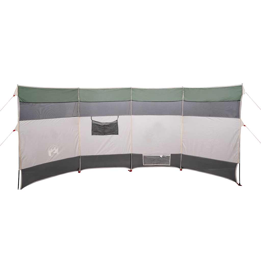 Camping-Windschutz Grün 510x153 cm Wasserdicht
