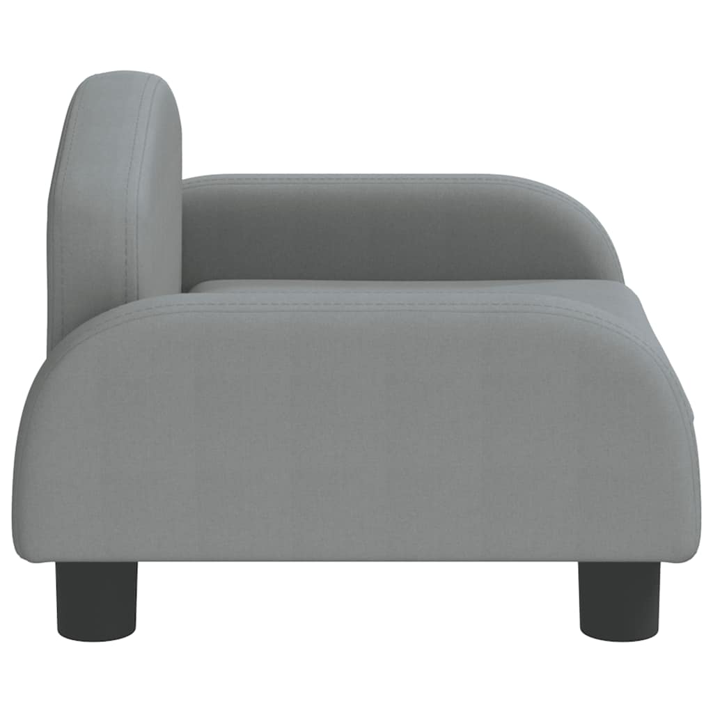 Hundebett Dunkelgrau 70x45x30 cm Stoff