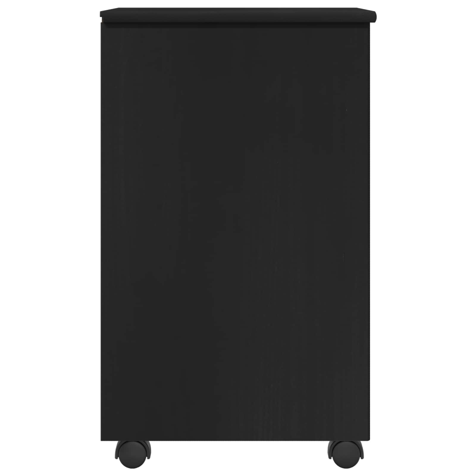 Rollschrank Honigbraun 34 x 39 x 65,5 cm Massivholz Kiefer