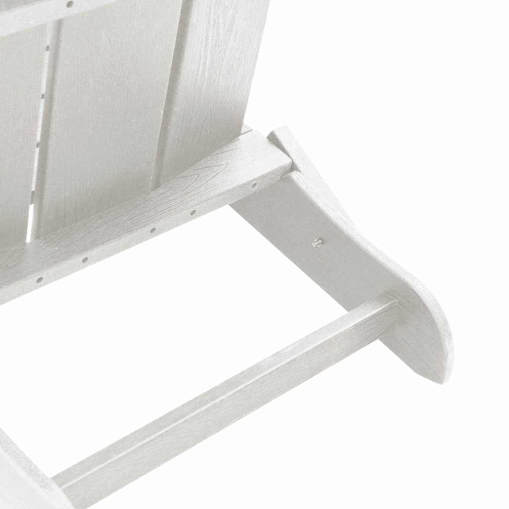 Gartenstuhl 2 pcs Weiß 80,5 x 74,5 x 92 cm Polyethylen