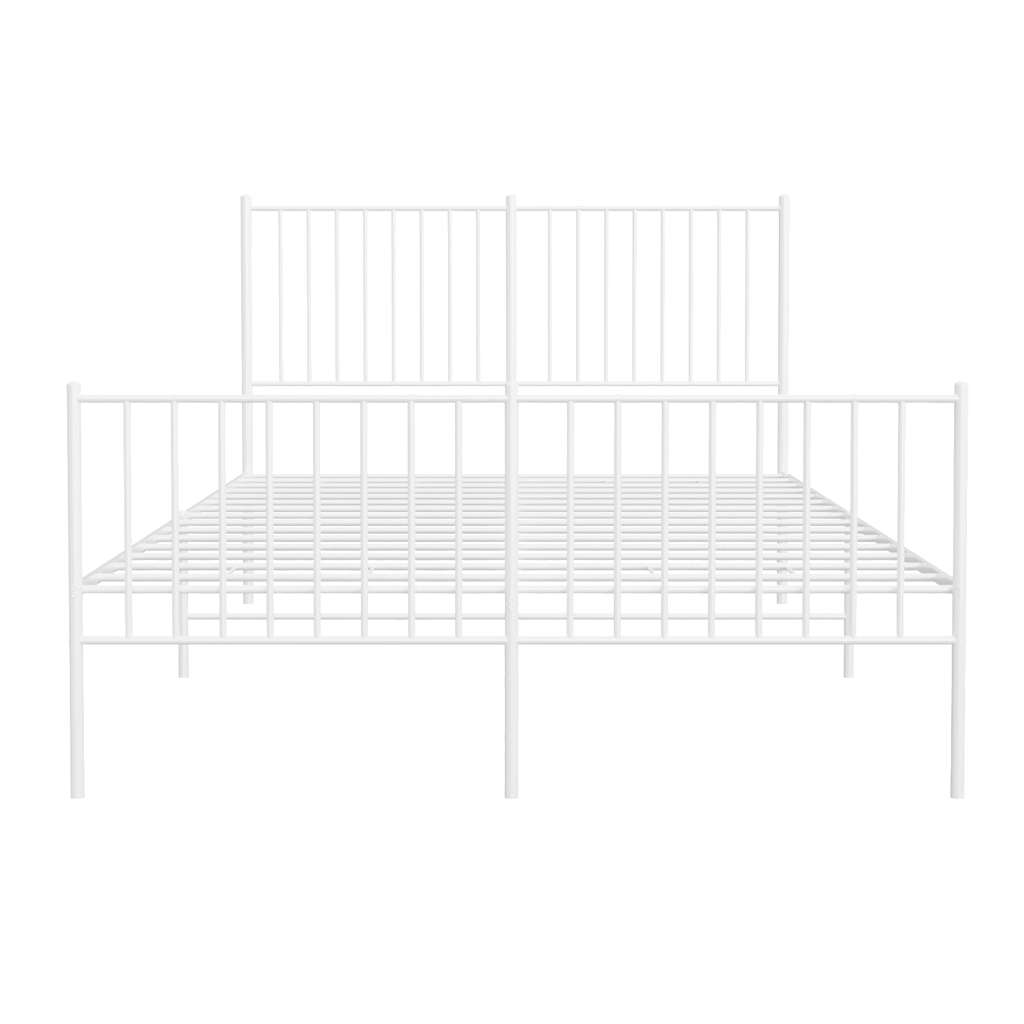 Bettgestell Metall Schwarz 75x190 cm