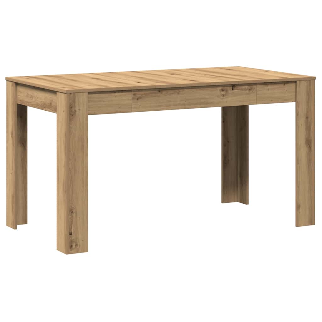 Esstisch Weiß 140x74,5x76 cm Holzwerkstoff
