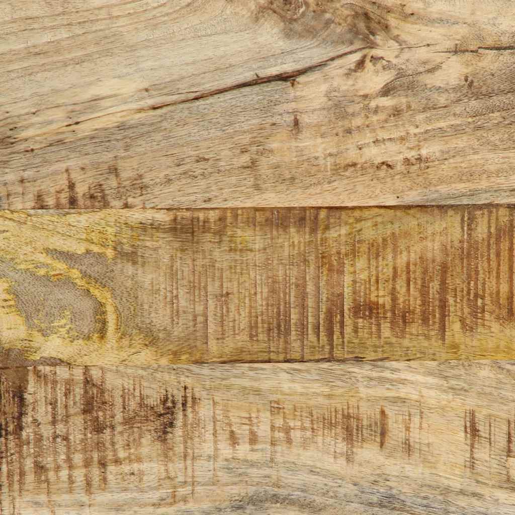 Kopfteil 100 cm Massivholz Mango und Eisen