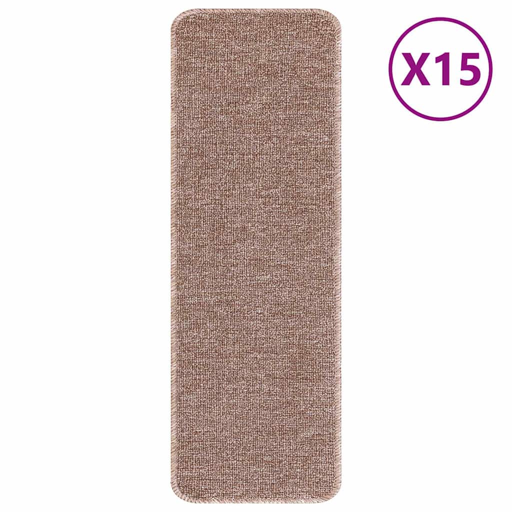Antirutsch Stufenmatten 15 Stk. 60x25 cm Anthrazit Rechteckig