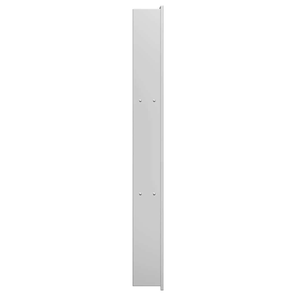 Duschnische Schwarz 60 x 20 x 9,5 cm Edelstahl