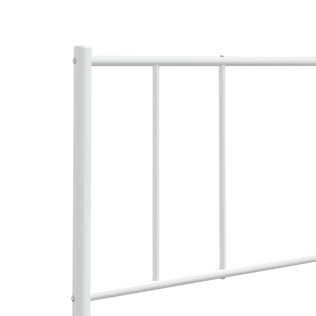 Ersatz-Kopfteil Metall Schwarz 80 cm