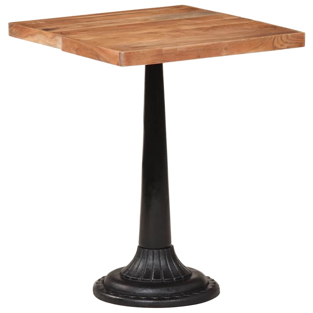 Bistrotisch 60x60x77 cm Raues Mangoholz
