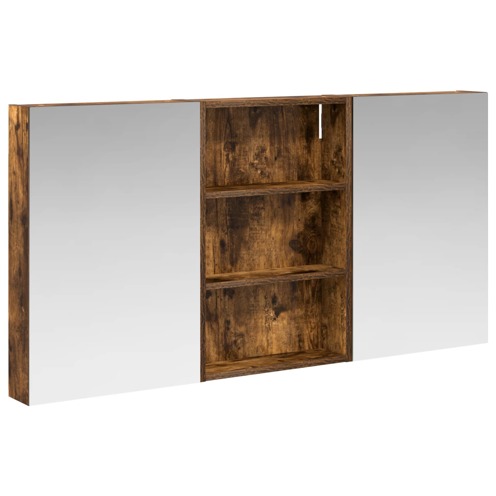 Badezimmerschrank-Set 3 pcs 80 x 10,5 x 50 cm Holzwerkstoff
