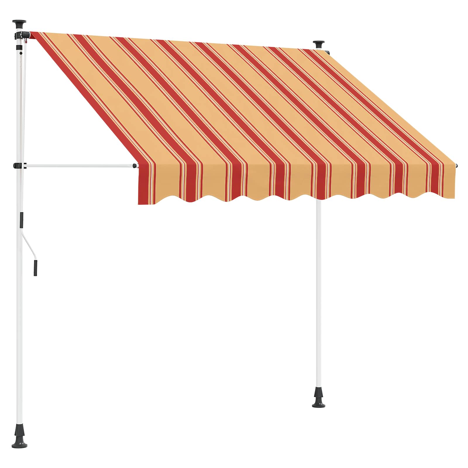 Einziehbare Markise Handbetrieben 150 cm Anthrazit