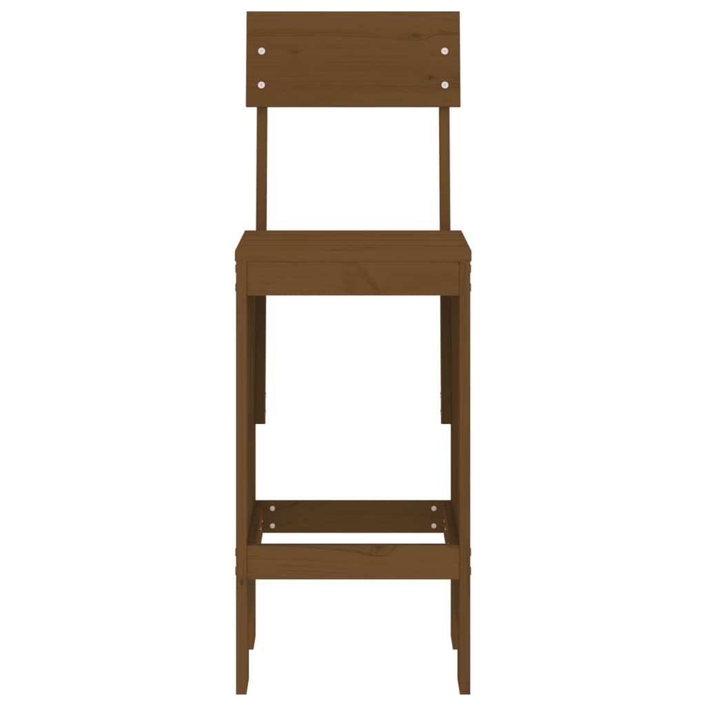 Barhocker 2 Stk. 40x42x120 cm Massivholz Kiefer