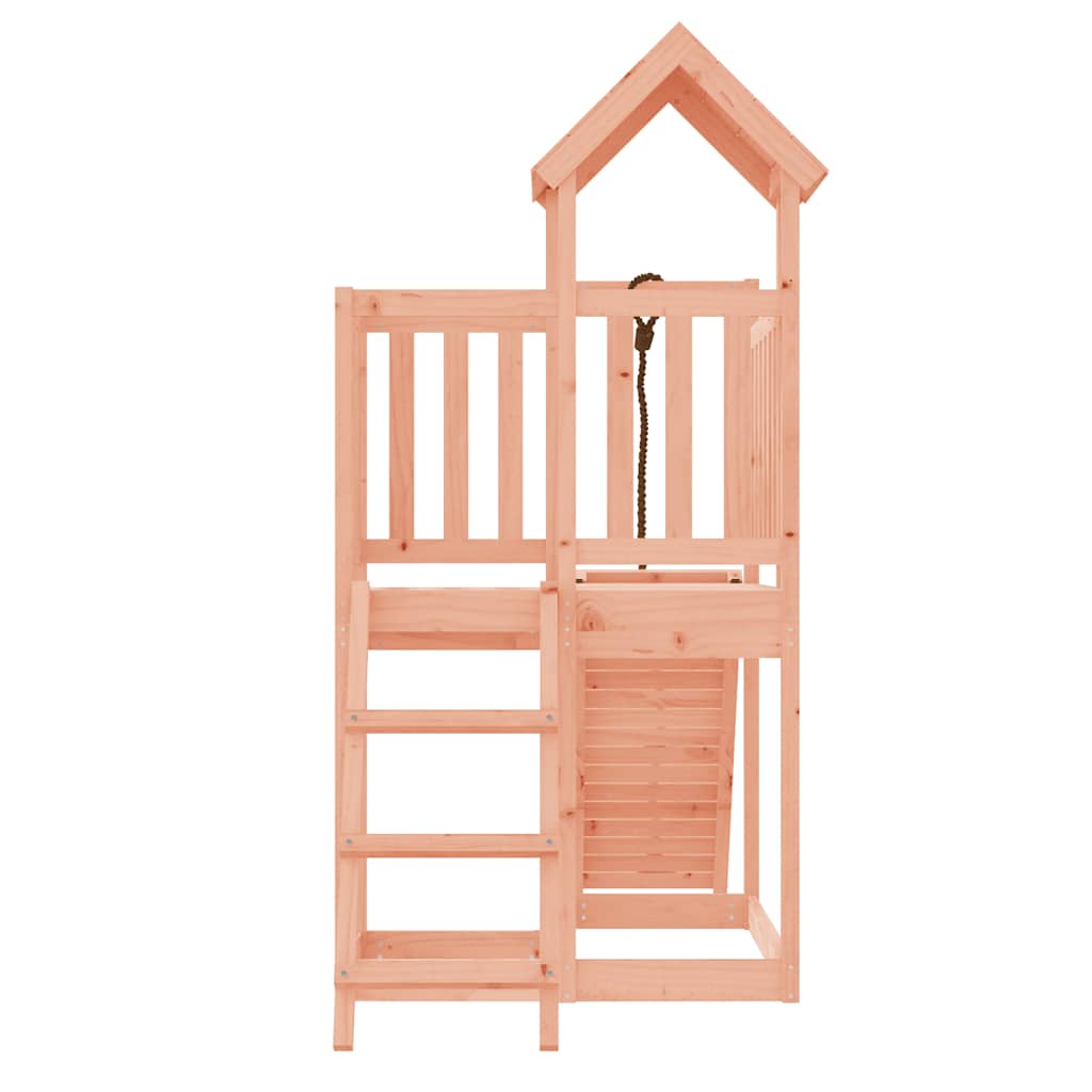 Spielturm mit Kletterwand Imprägniertes Kiefernholz