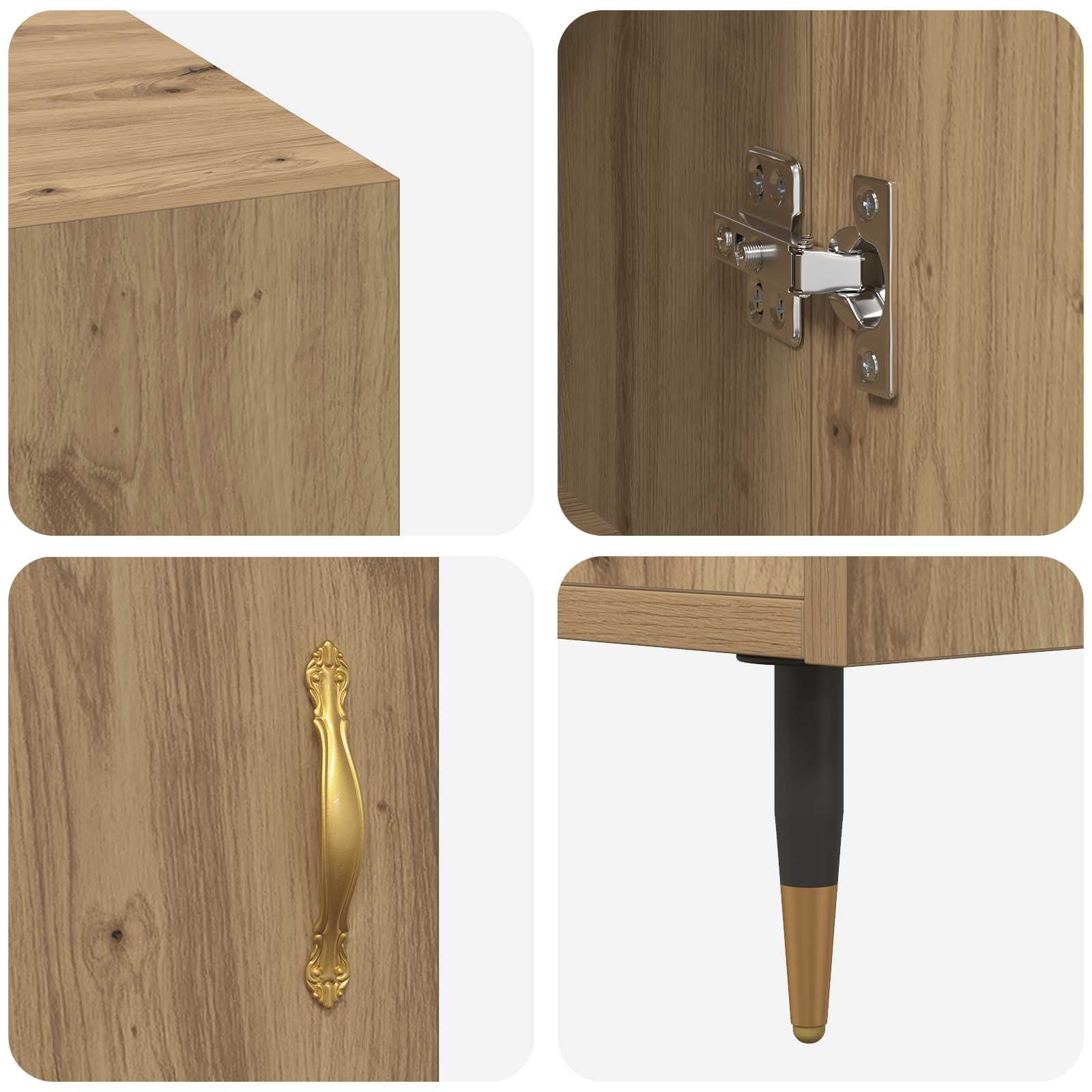 Schreibtisch Betongrau 140x50x75 cm Holzwerkstoff