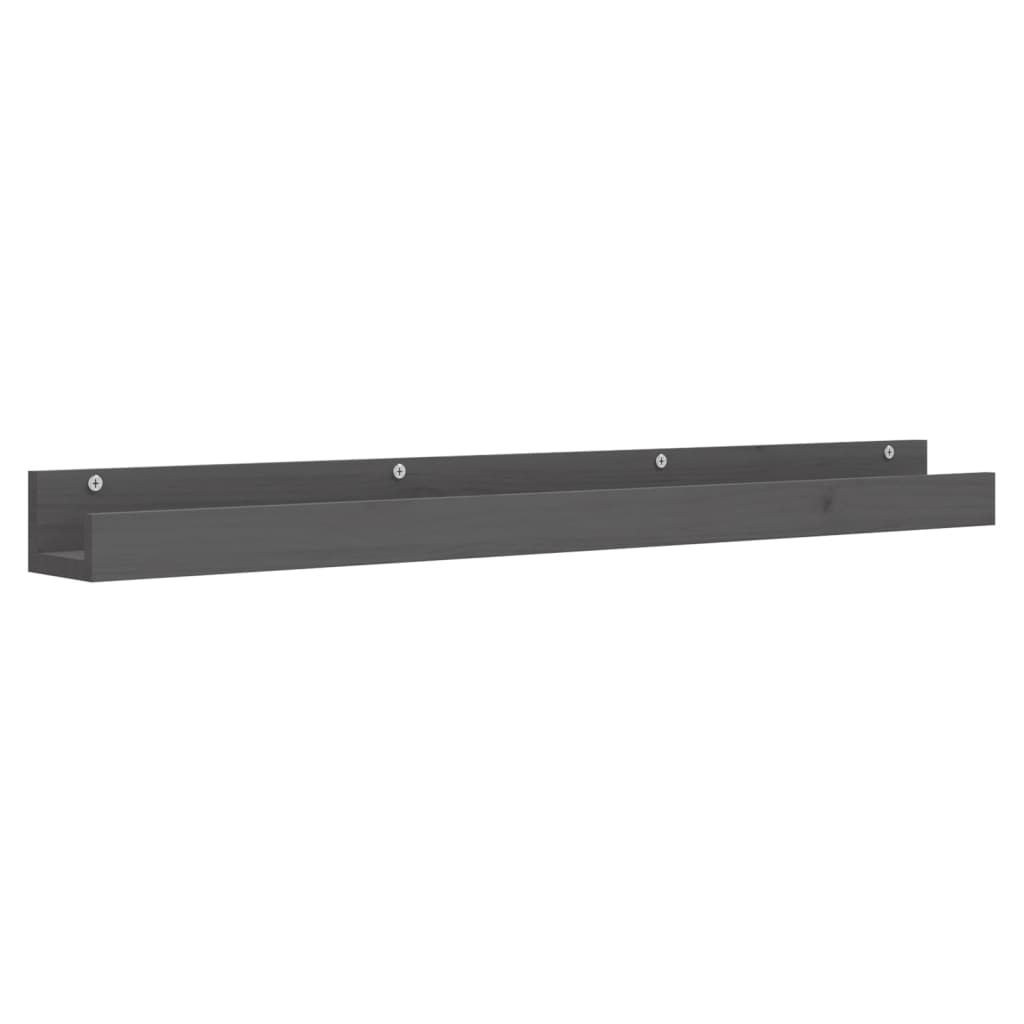 Wandregale 2 Stk. 50x12x9 cm Massivholz Kiefer
