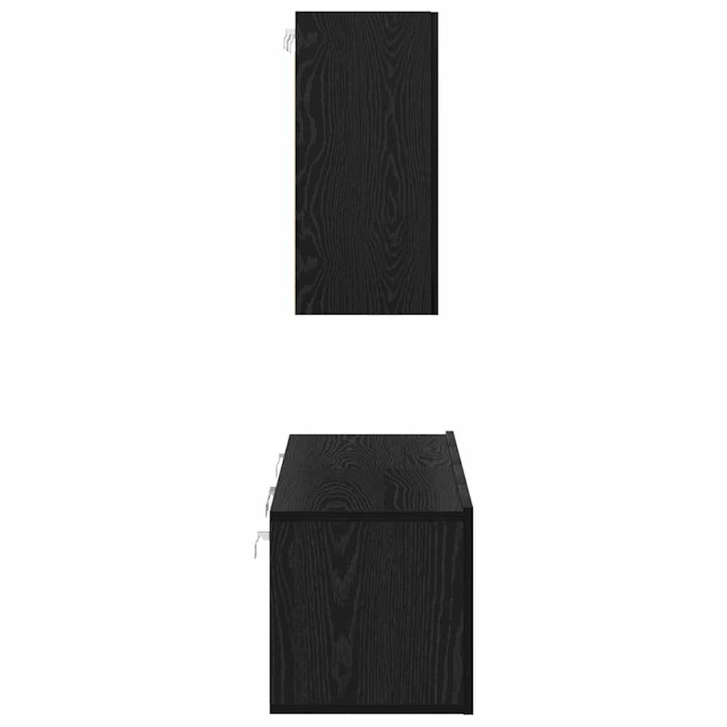 4-tlg. TV-Schrank-Set Weiß Holzwerkstoff
