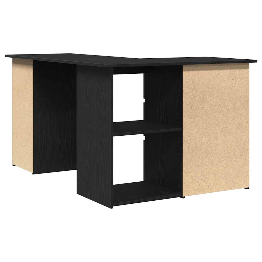 Eckschreibtisch Weiß 145x100x76 cm Holzwerkstoff