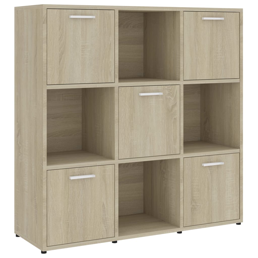Bücherregal Weiß 90x30x90 cm Holzwerkstoff
