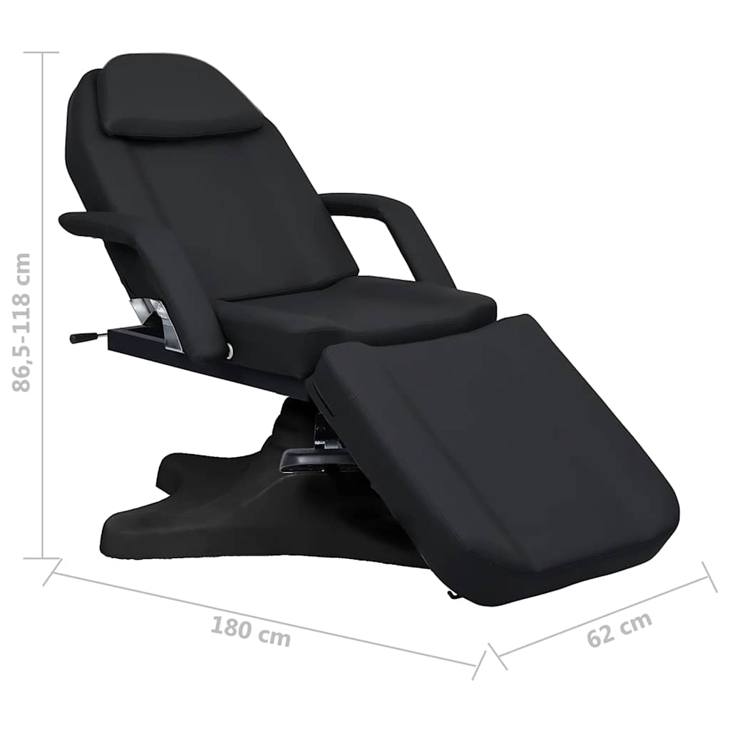 Massagetisch Weiß 180x62x(86,5-118) cm